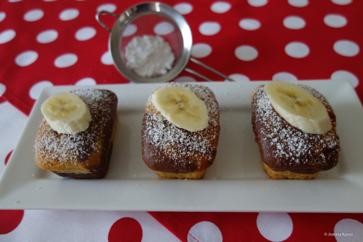 Bananen-Marmor-Küchlein oder -Kränze