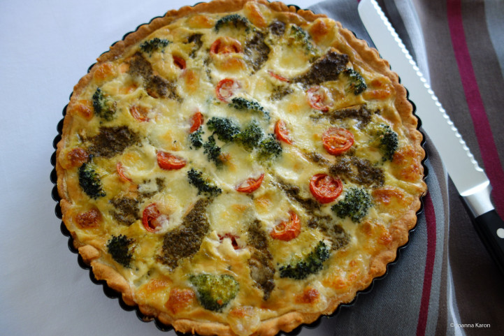 Lachs-Brokkoli-Tarte - Die Küchenzuckerschnecke