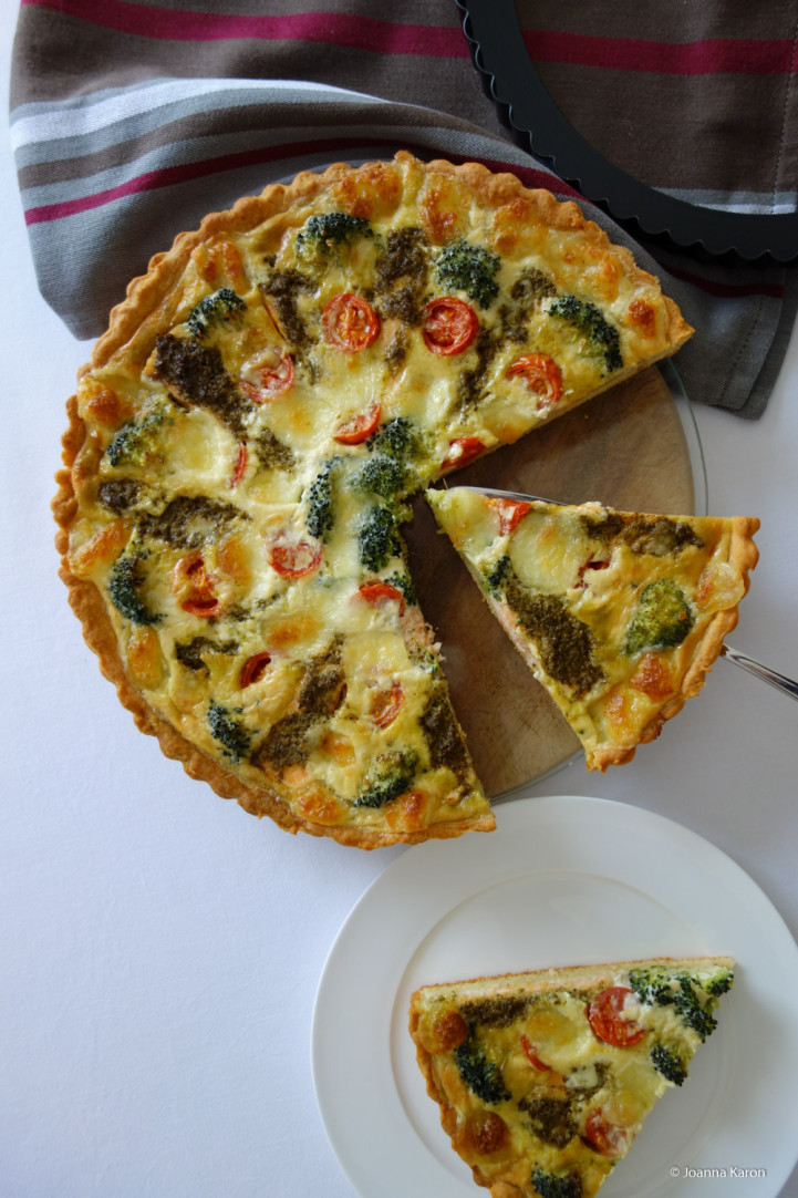 Lachs-Brokkoli-Tarte