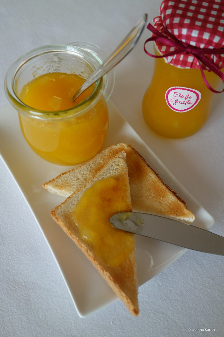 Birnen-Mango-Konfitüre