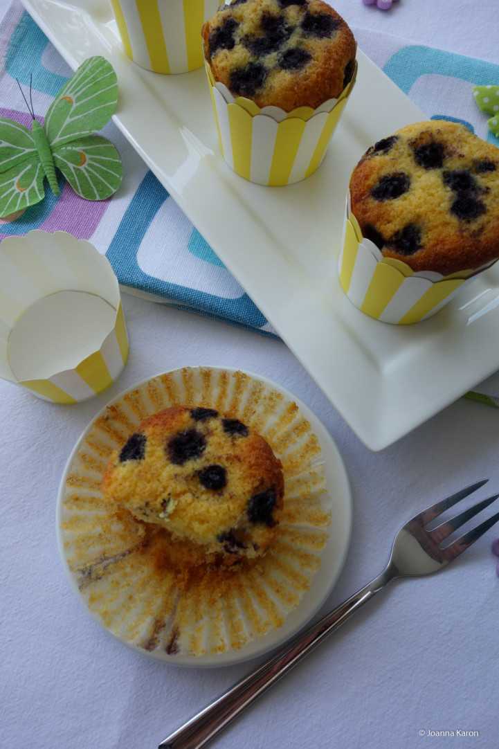 Blaubeer-Kokos-Muffins