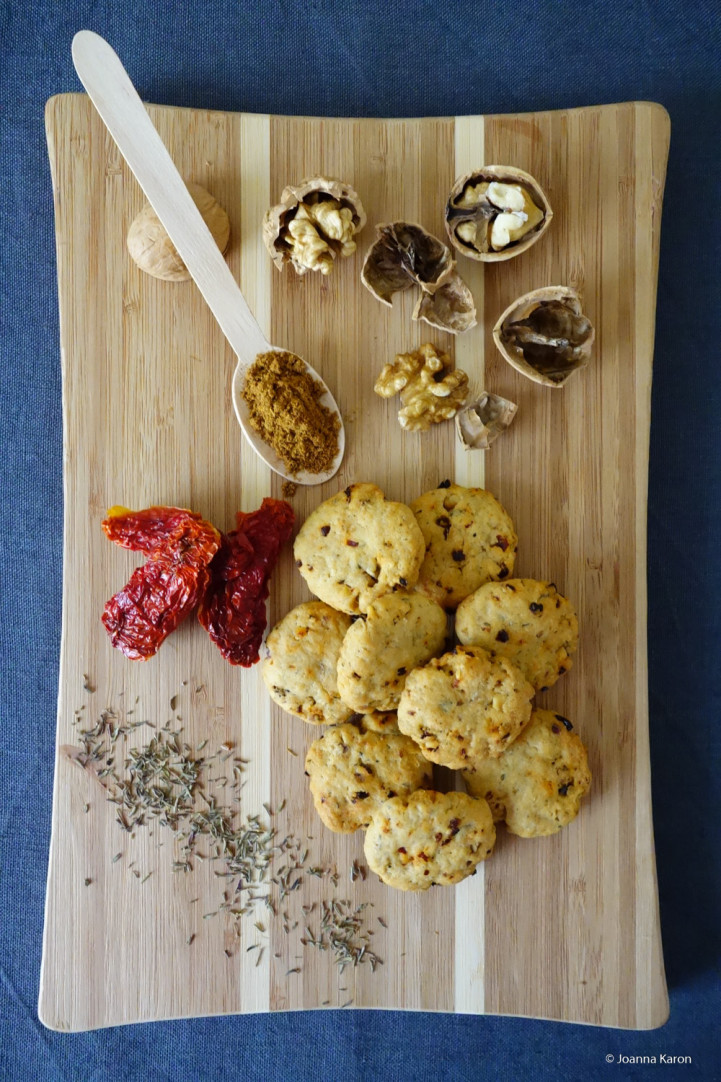 Würzige Cookies mit Ras el Hanout und Scharfe Oliven-Cantucci