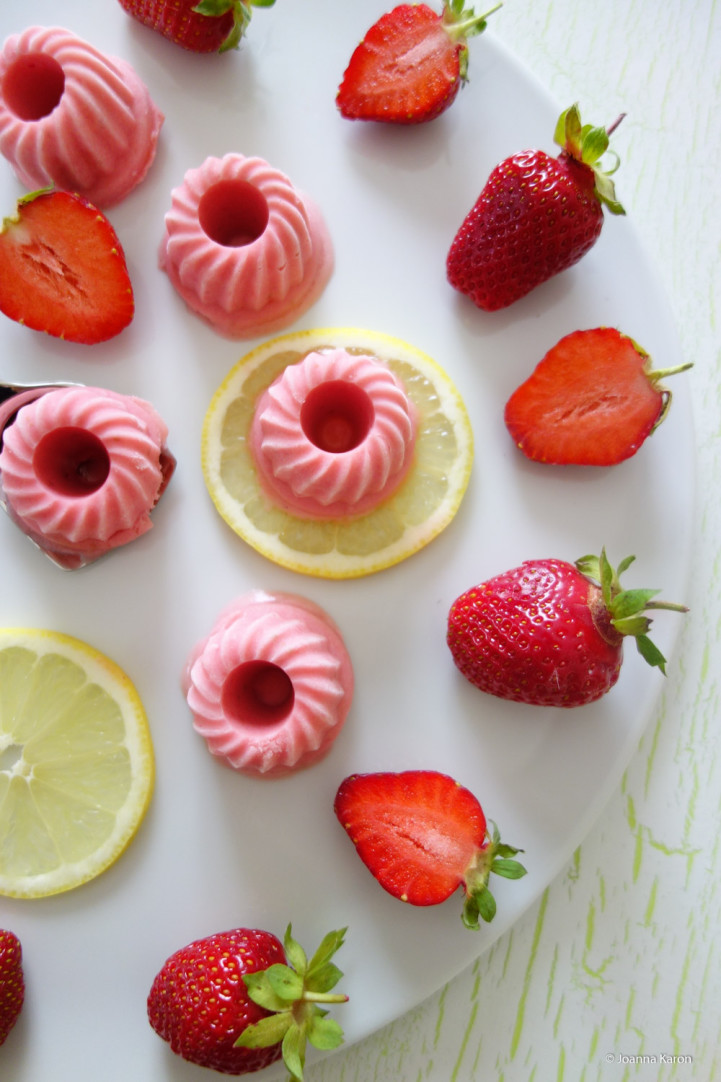 Mini-Erdbeereis-Gugel