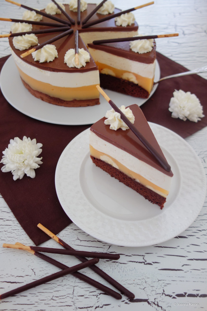 Bananen-Schoko-Torte - besser bekannt als Mikado-Torte - Die ...