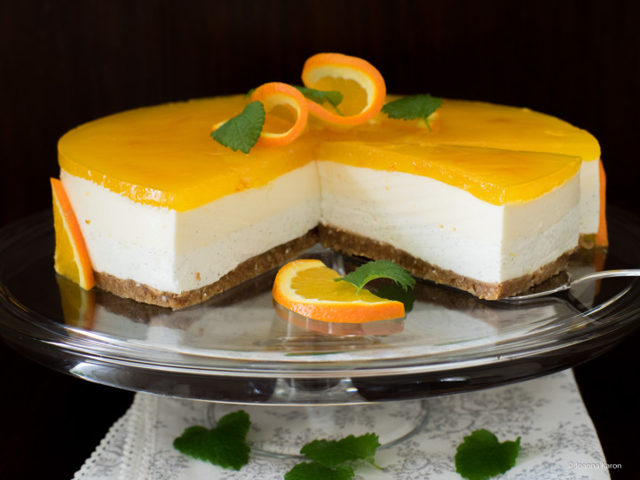 Orangen-Vanille-Cheesecake