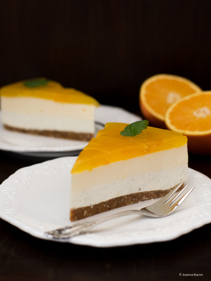 Orangen-Vanille-Cheesecake