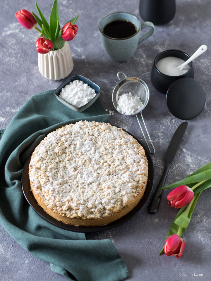 Apfelmus-Streuselkuchen mit Quarkcreme - Die Küchenzuckerschnecke